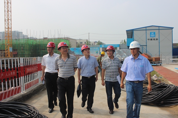 詹先豪、楊曉彬一行到濱湖項(xiàng)目指導(dǎo)工作