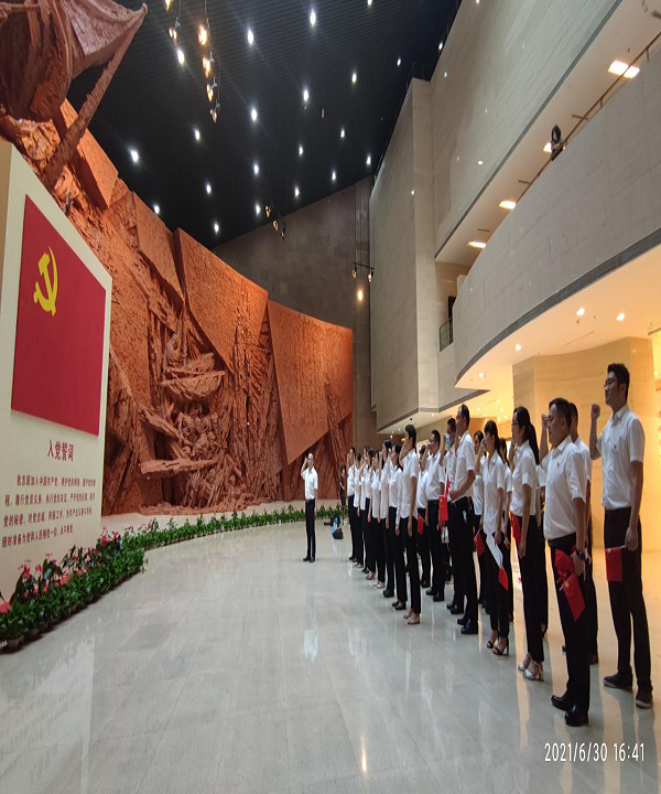 徽鹽地產(chǎn)集團(tuán)開(kāi)展“追憶歷史，重溫入黨志愿書(shū)”主題活動(dòng)