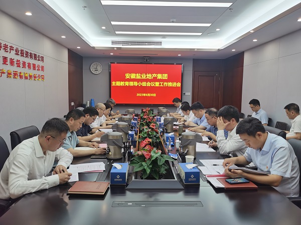 安徽鹽業(yè)地產(chǎn)集團(tuán)：從高處著眼 于細(xì)處著手 在實(shí)處著力 扎實(shí)推進(jìn)主題教育走深走實(shí)