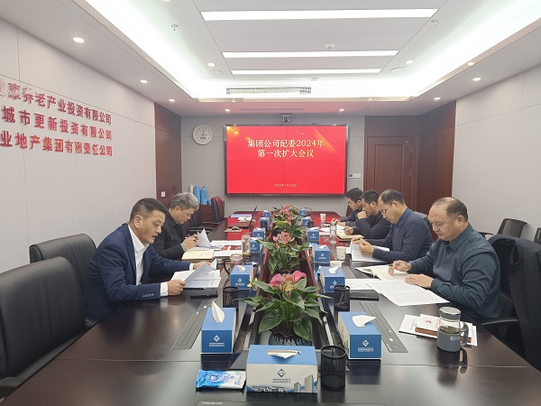 地產(chǎn)集團(tuán)等三家公司紀(jì)委召開2024年第一次擴(kuò)大會(huì)議
